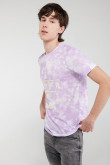 Camiseta manga corta estampada