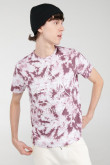 Camiseta manga corta estampada