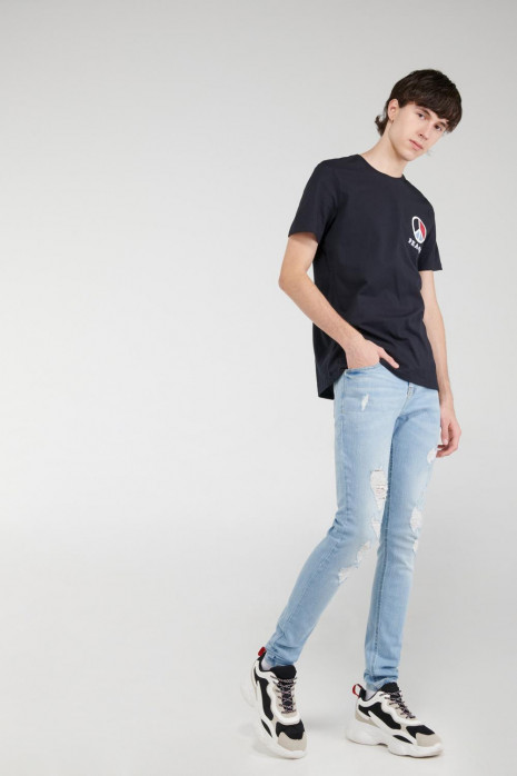 Camiseta manga corta con estampado