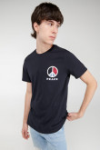 Camiseta manga corta con estampado