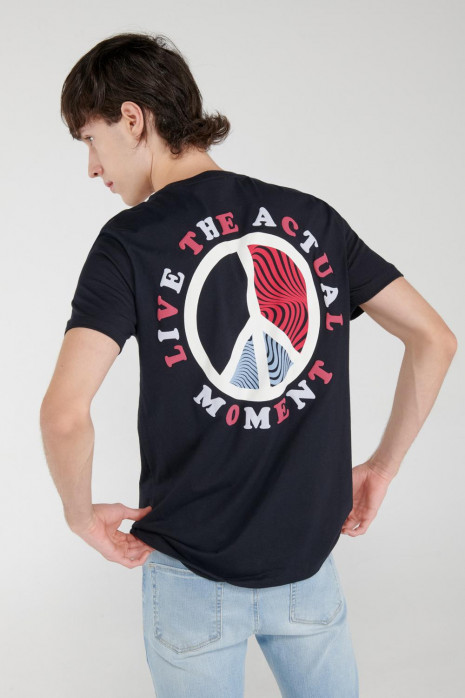 Camiseta manga corta con estampado
