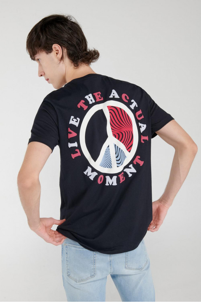 Camiseta manga corta con estampado