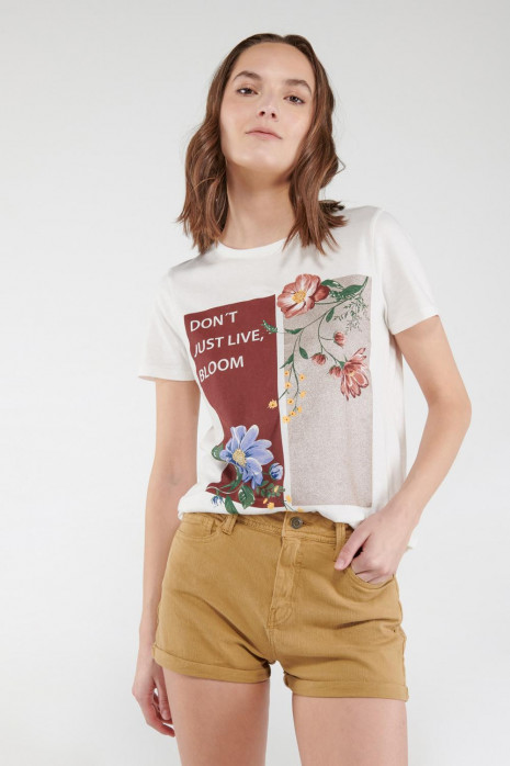 Short unicolor tiro alto