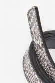 Cinturon estampado-reversible hebilla metalica