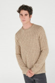 Suéter cuello redondo
