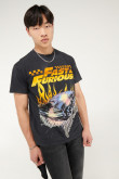 Camiseta manga corta estampado de Rápido y Furioso.