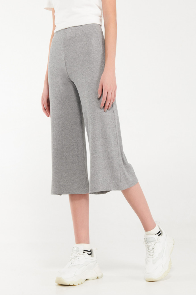 Pantalón culotte en tela de punto