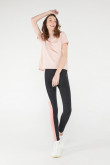 Leggins largos con cortes, con estampado.