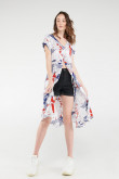 Blusa kimono estampado