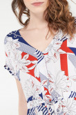 Blusa kimono estampado