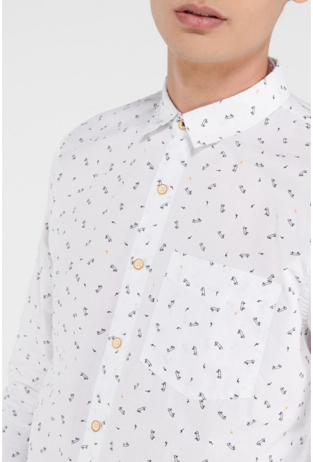 Camisa unicolor