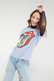 Camiseta, estampado de Rolling Stones
