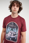 Camiseta manga corta, estampado de  Monopolio