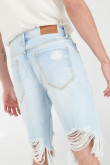 Bermuda slim con rotos