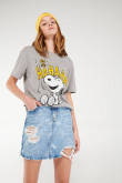Falda Jean Snoopy