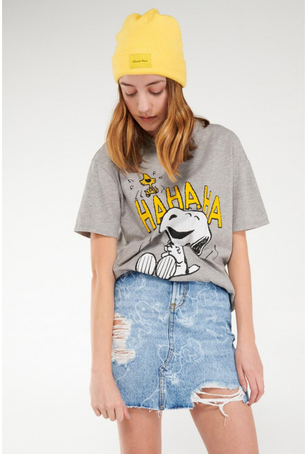 Falda Jean Snoopy
