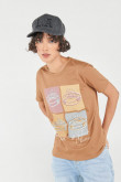 Camiseta manga corta, estampado de Monopolio.