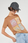 Camiseta manga corta, estampado de Monopolio.