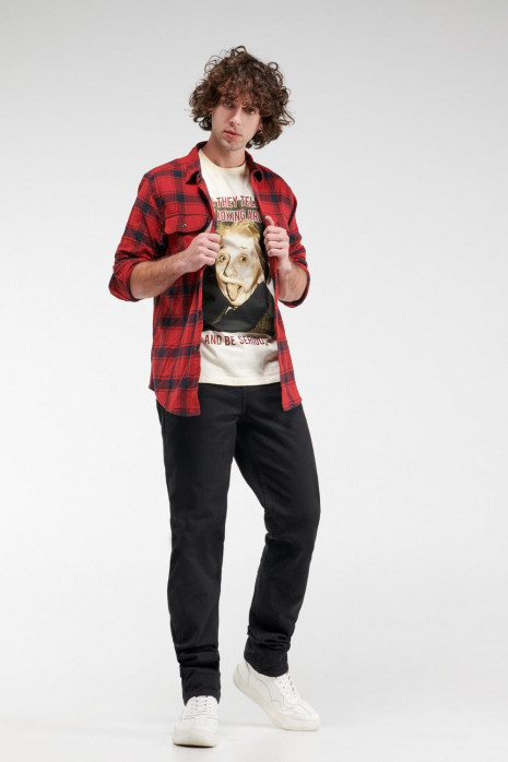 Camiseta manga corta, estampado de Albert Einstein