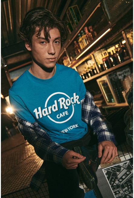 Camiseta manga corta, estampado de Hard Rock Café
