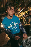 Camiseta manga corta, estampado de Hard Rock Café