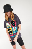 Camiseta manga corta, estampado de Hello Kitty