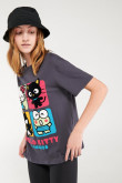 Camiseta manga corta, estampado de Hello Kitty
