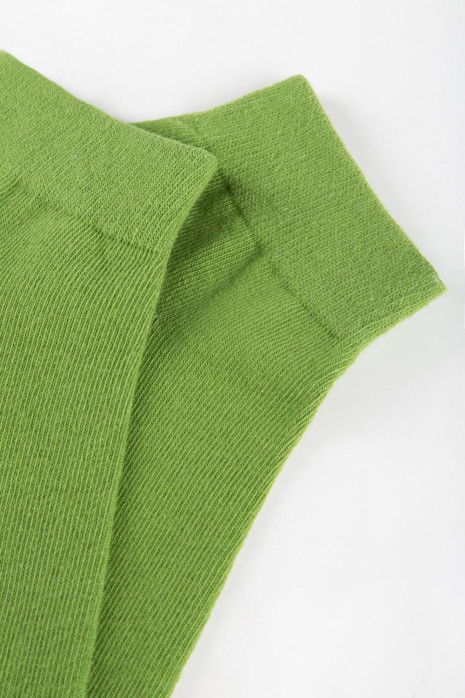 Medias cortas unicolor verdes