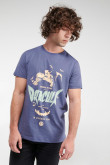 Camiseta manga corta, estampado de  Drácula.
