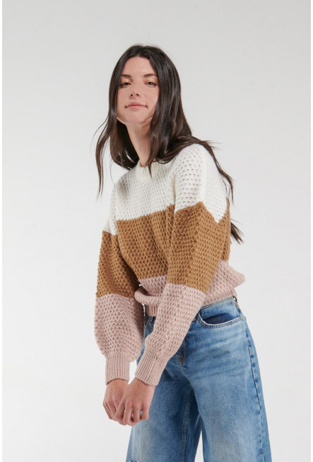sueter cuello redondo