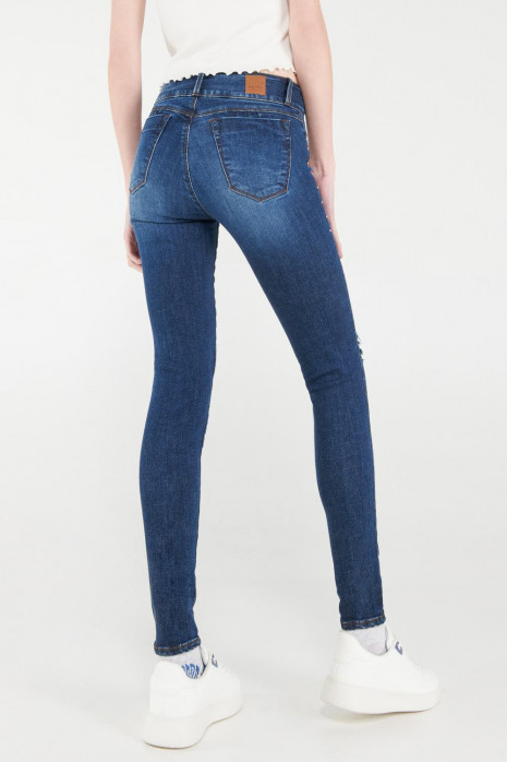 Jean push up piedras
