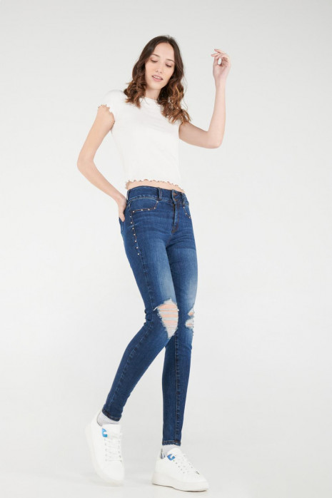 Jean push up piedras
