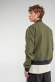 Chaqueta bomber unicolor