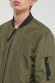 Chaqueta bomber unicolor