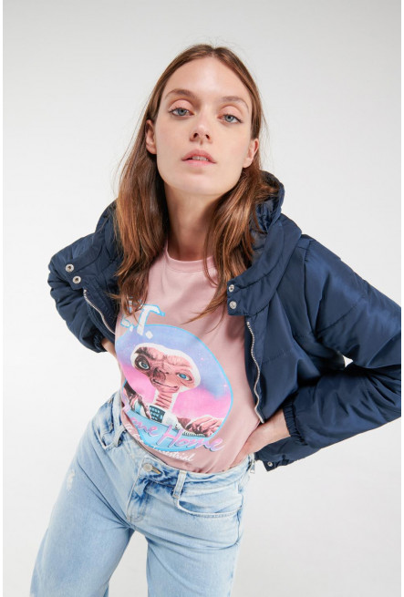 Camiseta manga corta, estampado de  E.T.