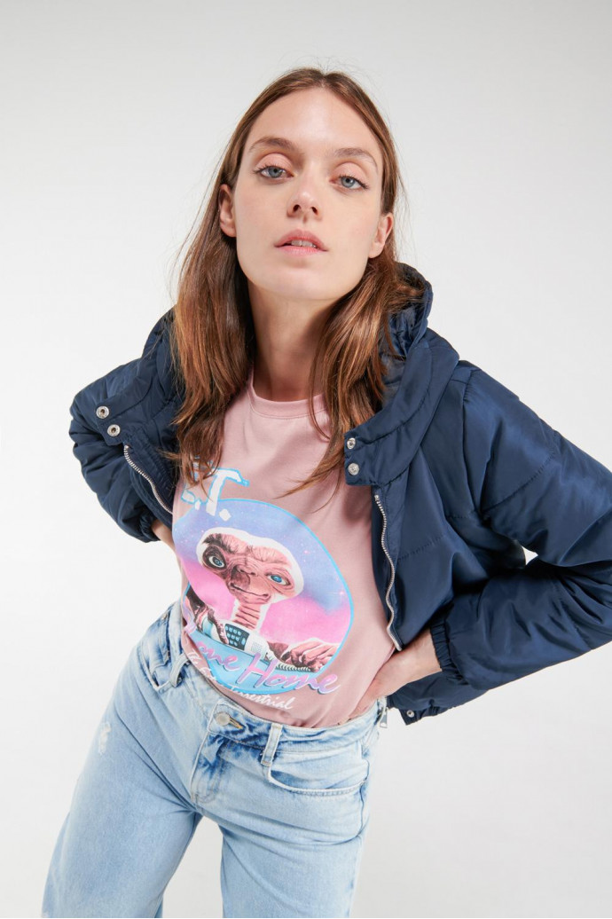 Camiseta manga corta, estampado de  E.T.