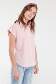 Blusa a rayas manga corta