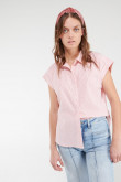 Blusa a rayas manga corta