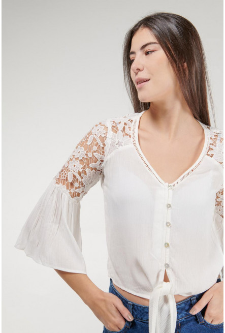 Blusa unicolor
