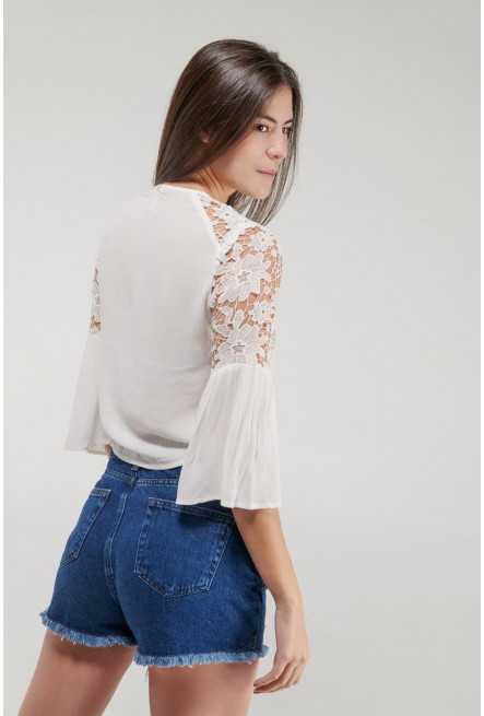 Blusa unicolor