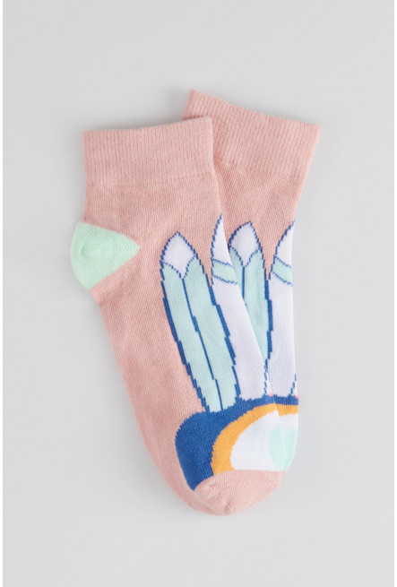 Medias cortas con motivo