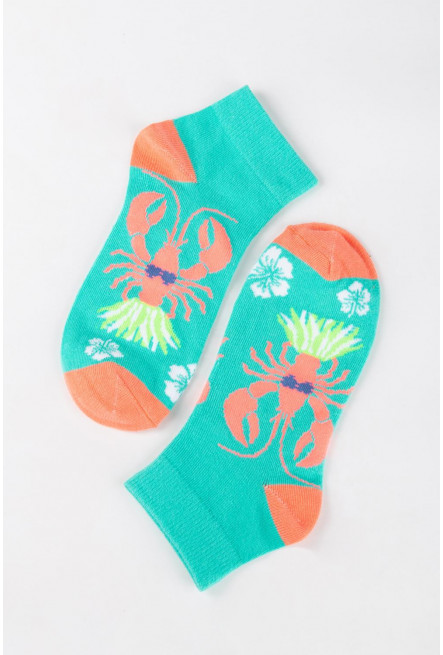 Medias cortas con motivo