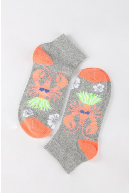 Medias cortas con motivo