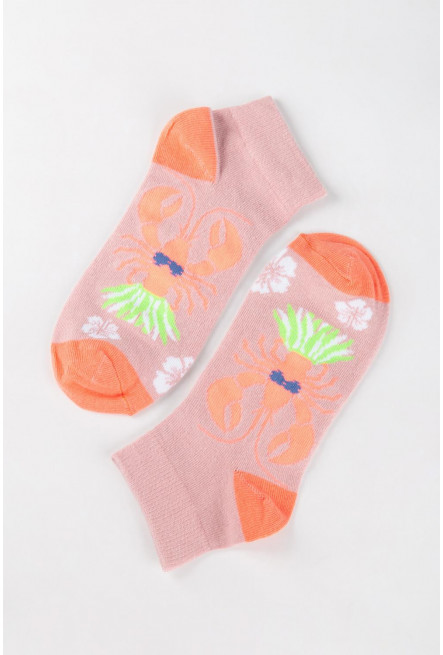 Medias cortas con motivo