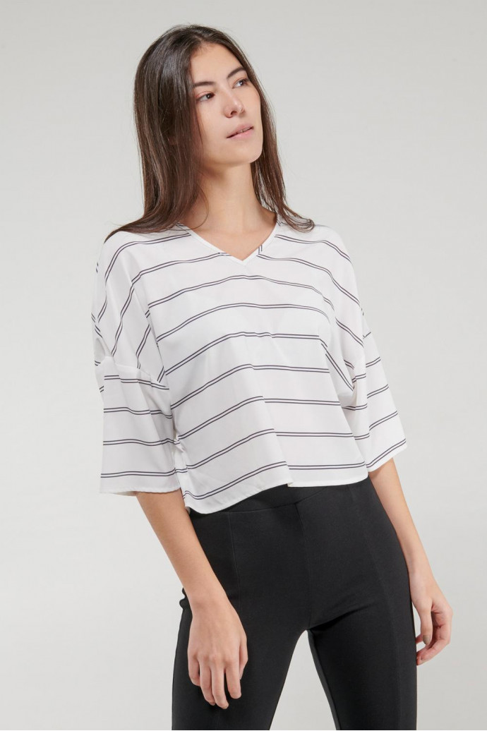 BLUSA A RAYAS