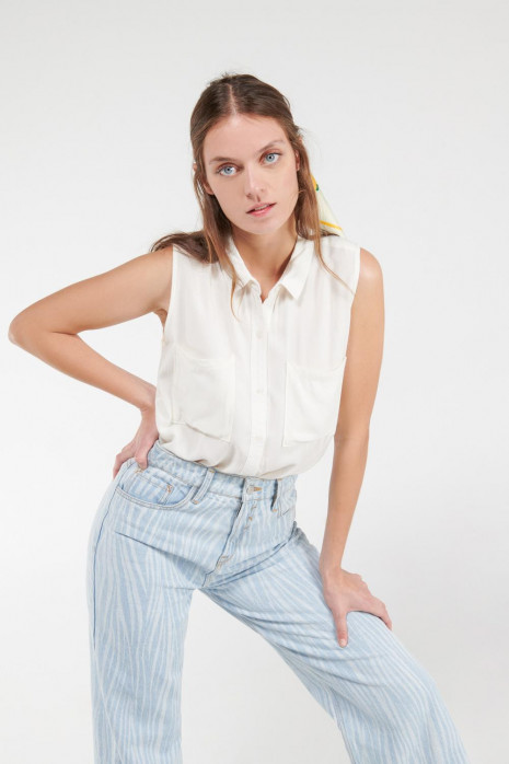 Blusa unicolor