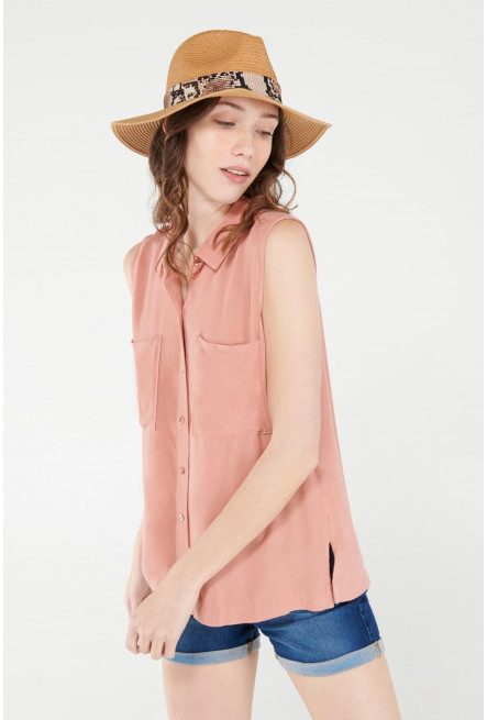 Blusa unicolor