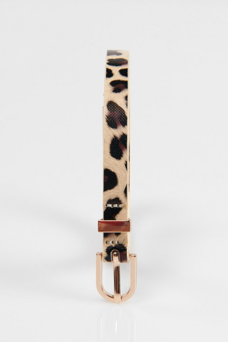 Cinturón animal print.
