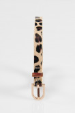Cinturón animal print.