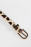 Cinturón animal print.